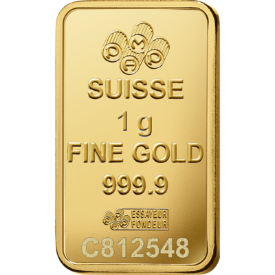 1 Gm Suisse Gold bar